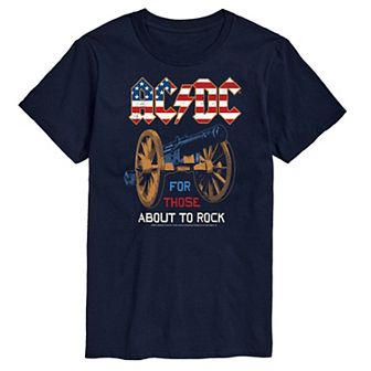 Big & Tall ACDC About To Rock Tee