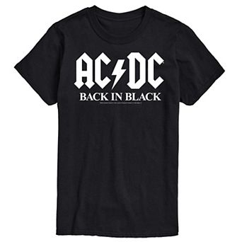 Big & Tall ACDC Back In Black Tee