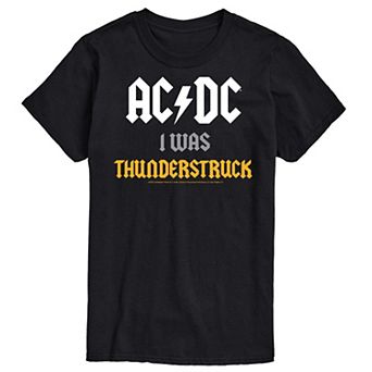 Big & Tall ACDC I Was Thunderstruck Tee
