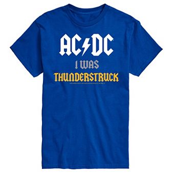 Big & Tall ACDC I Was Thunderstruck Tee