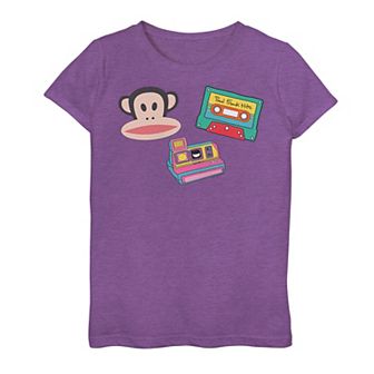 Girls 7-16 Paul Frank Patch Collage Graphic Tee