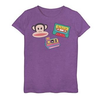 Girls 7-16 Paul Frank Patch Collage Graphic Tee