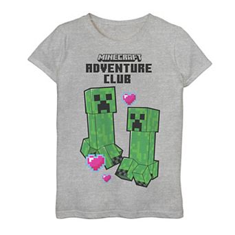 Girls 7-16 Minecraft Adventure Club Graphic Tee