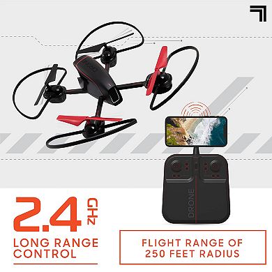 Sharper Image 10" Mach X Drone with Streaming Camera