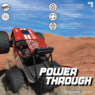 Sharper Image Toy RC Bulldog Buggy Remote Control Off-Roader