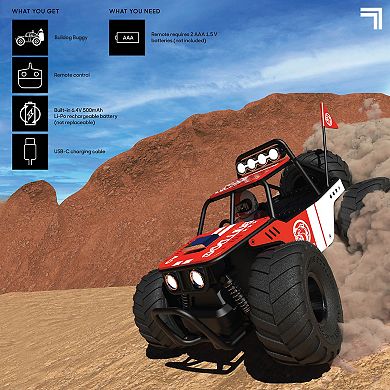Sharper Image Toy RC Bulldog Buggy Remote Control Off-Roader