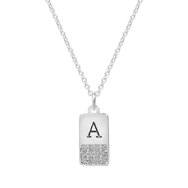 Kohls on sale initial necklace