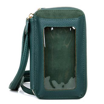 Julia Buxton Pebble Everywhere RFID-Blocking Wallet on a String