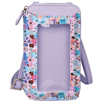 Julia Buxton Pebble Everywhere RFID-Blocking Wallet on a String