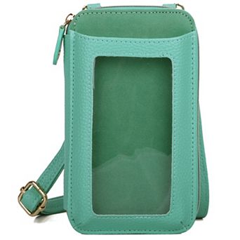 Julia Buxton Pebble Everywhere RFID-Blocking Wallet on a String