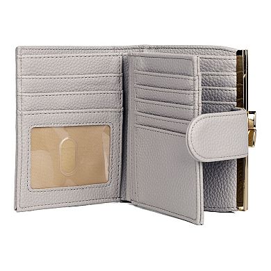 Julia Buxton Pebble Lexington RFID-Blocking Wallet