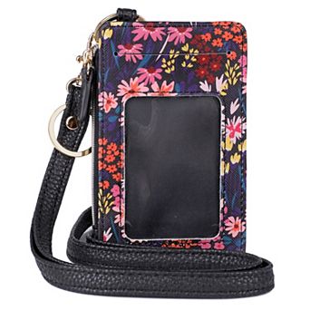 Julia Buxton Ditsy Garden Everywhere RFID-Blocking Lanyard