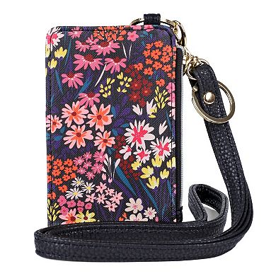 Julia Buxton Ditsy Garden Everywhere RFID-Blocking Lanyard