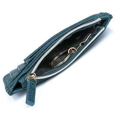 Julia Buxton Pebble Slot RFID-Blocking Coin Case