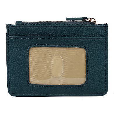 Julia Buxton Pebble Slot RFID-Blocking Coin Case