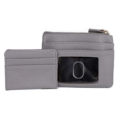 Julia Buxton Pebble ID RFID-Blocking Coin Case