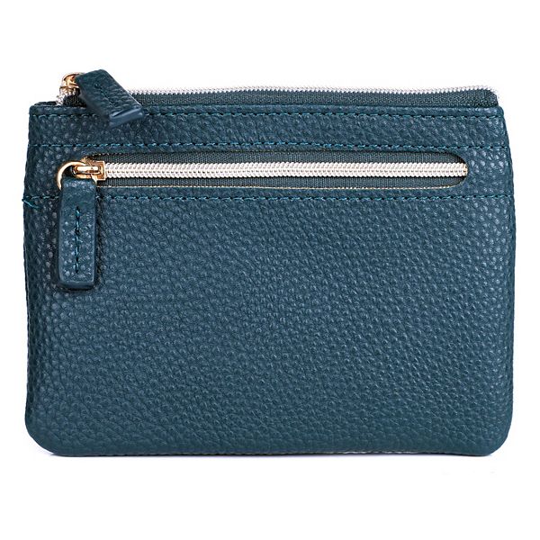 Julia Buxton Pebble ID RFID-Blocking Coin Case