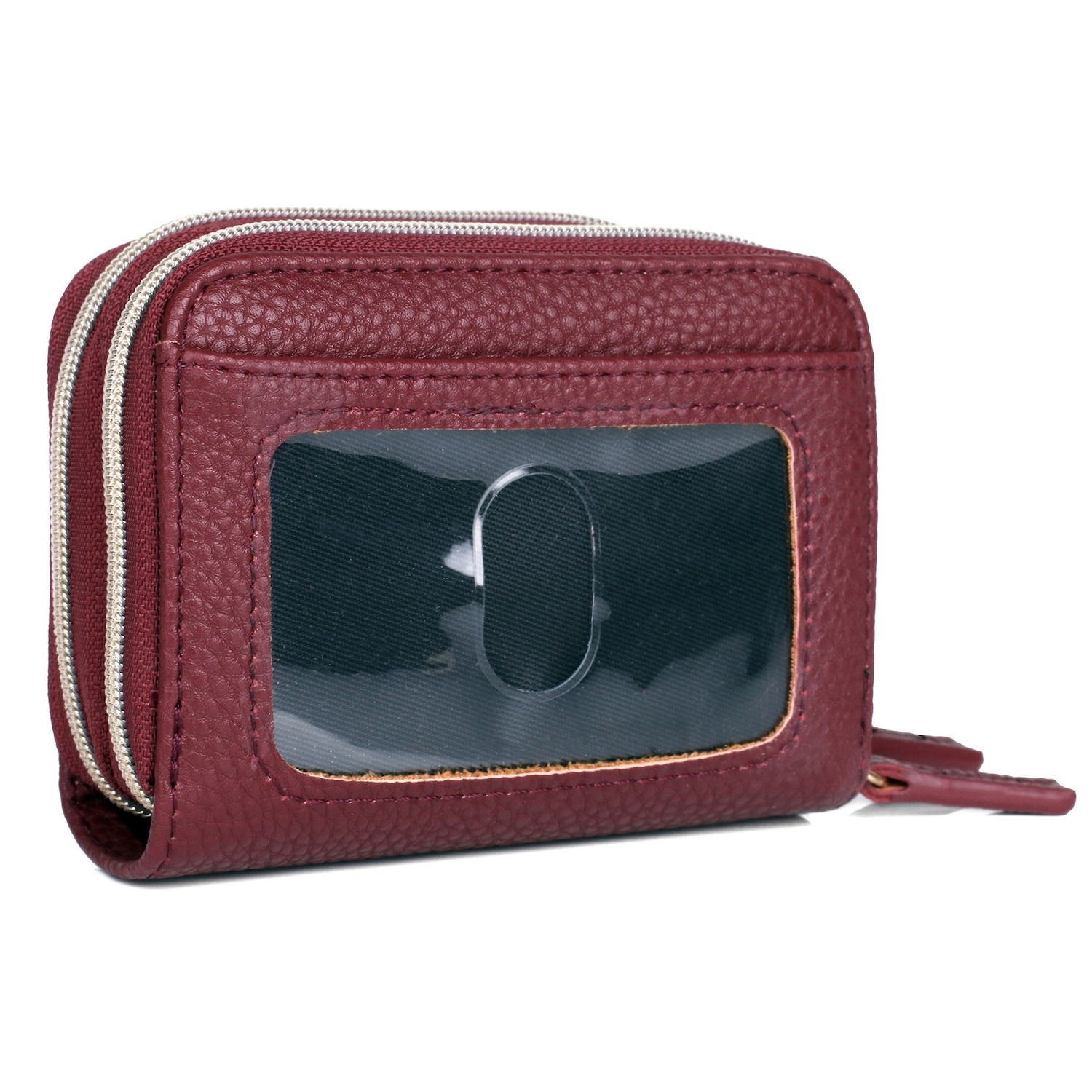 Julia Buxton Pebble Lexington RFID Wallet - Vegan Leather, Black 3 thumbnail image