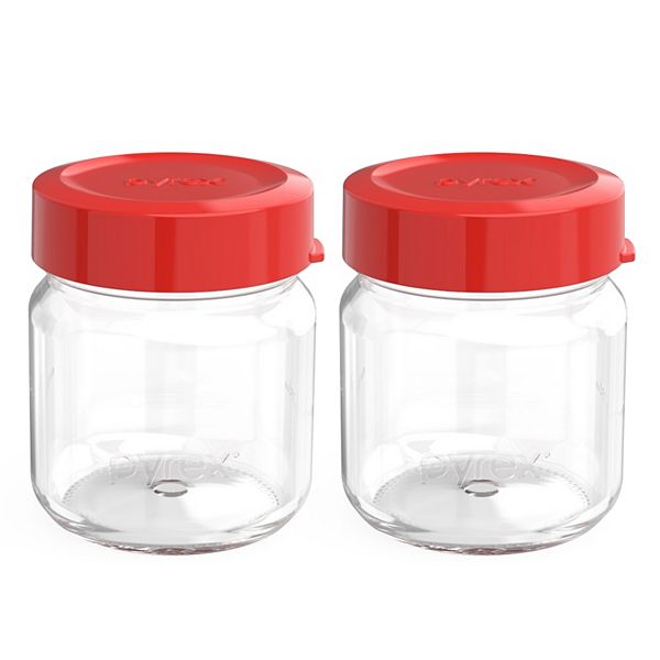 Pyrex Beyond Jars 16oz. Glass Snack Jar Set