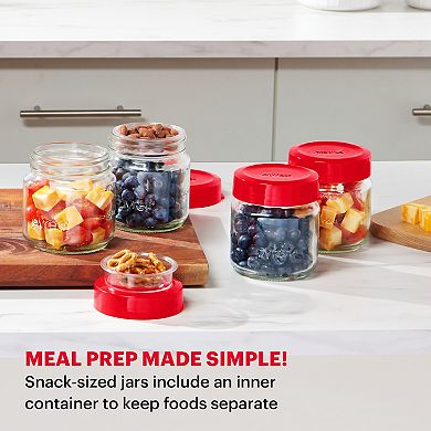 Pyrex Beyond Jars 16-oz. Glass Snack Jar Set