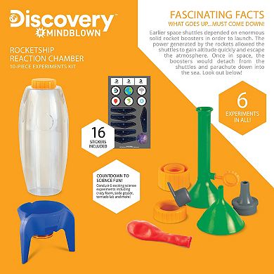 Discovery Mindblown STEM Rocketship Reaction Chamber 10-Piece Set