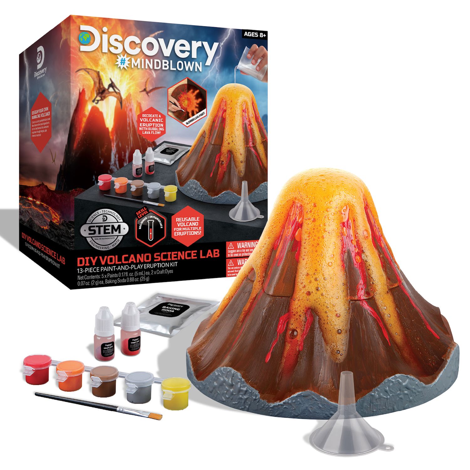 volcano toy: NATIONAL GEOGRAPHIC Volcano Science Kit - Science