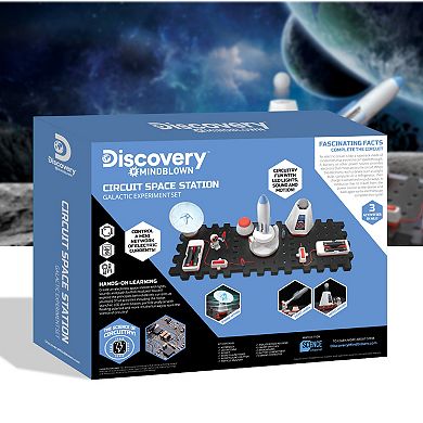 Discovery #Mindblown Circuit Space Station Galactic Experiment Set Build-It-Yourself Engineering Toy Kit