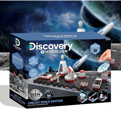 Discovery #Mindblown Circuit Space Station Galactic Experiment Set Build-It-Yourself Engineering Toy Kit