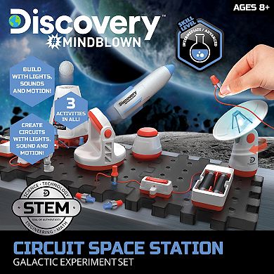 Discovery #Mindblown Circuit Space Station Galactic Experiment Set Build-It-Yourself Engineering Toy Kit