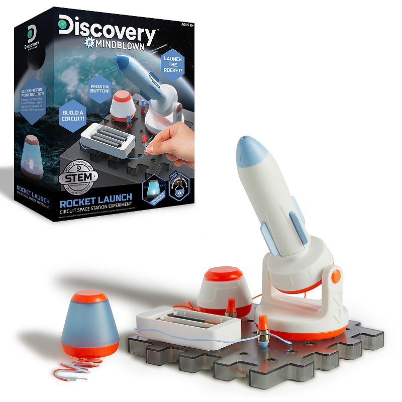 Discovery #Mindblown Rocket Launch Space Station Circuitry Set, Build-it-Yo