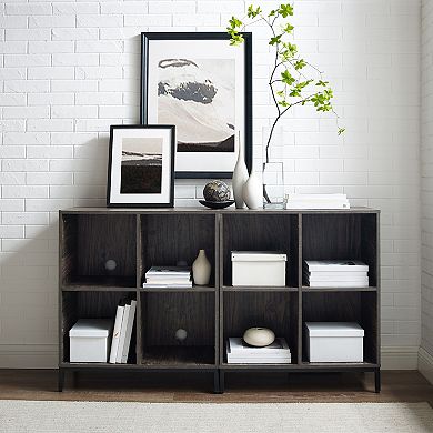 Crosley Jacobsen 8 Cube Storage Bookcase 2-piece Set
