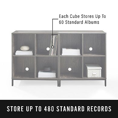 Crosley Jacobsen 8 Cube Storage Bookcase 2-piece Set