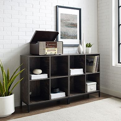 Crosley Jacobsen 8 Cube Storage Bookcase 2-piece Set
