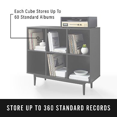 Crosley Liam 6-Cube Bookcase