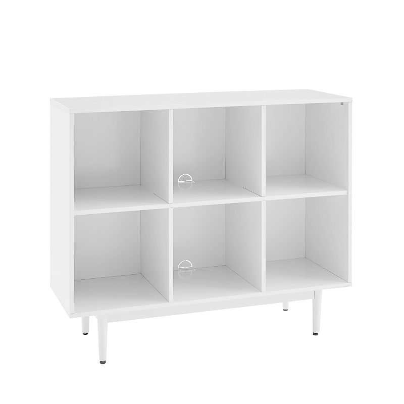 Crosley Liam 6-Cube Bookcase, White