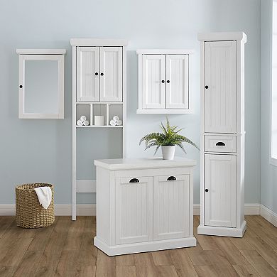 Crosley Seaside Tall Linen Cabinet