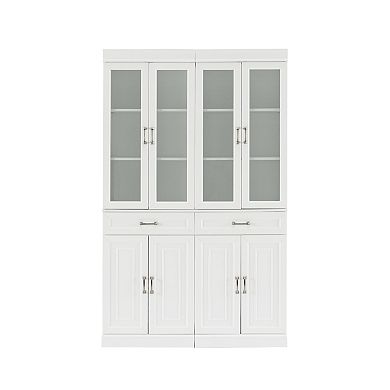 Crosley Stanton Glass Door Pantry 2-piece Set