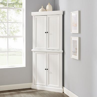 Crosley Shoreline Tall Corner Pantry