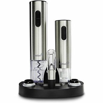 Ivation Electric Wine Opener, 7 pc Wine Gift Set, Electric Bottle Opener, Wine Aerator Pourer