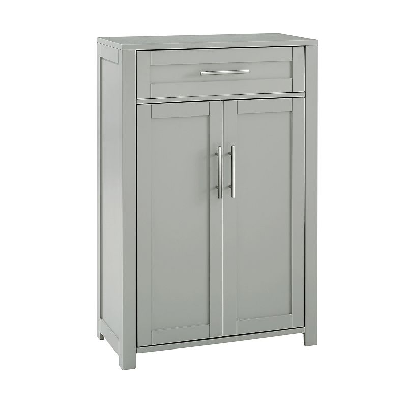 Crosley Savannah Storage Cabinet, Grey