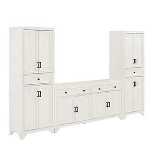Crosley Tara Sideboard & Pantry 3 pc Set