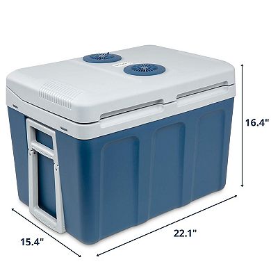 Ivation Electric Cooler (45 L), Thermoelectric Cooler, 12V Cooler & Car Fridge