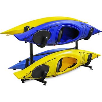 RaxGo Kayak Storage Rack, Indoor & Outdoor Freestanding Storage for 4 Kayak