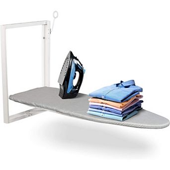 Ivation Ironing Board, Wall Mount Iron Board Holder and Ironing Board Cover