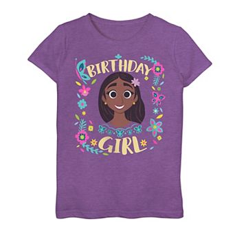 Girls 7-16 Encanto Isabela Floral Birthday Girl Graphic Tee