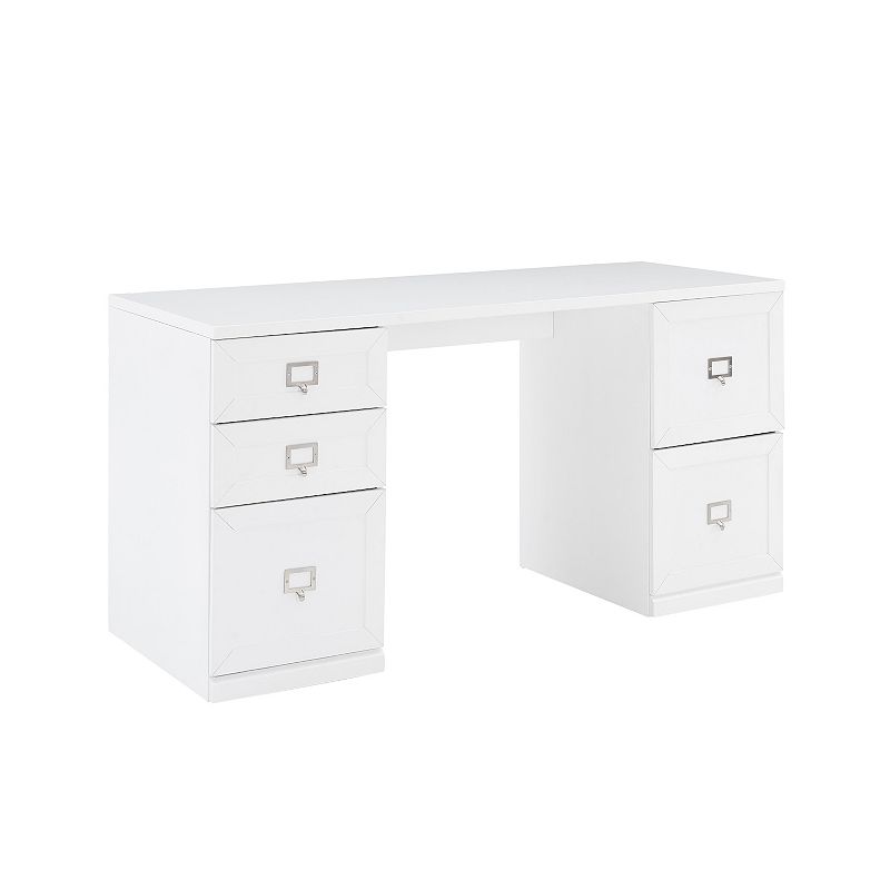 Crosley Harper File Cabinet Desk, White