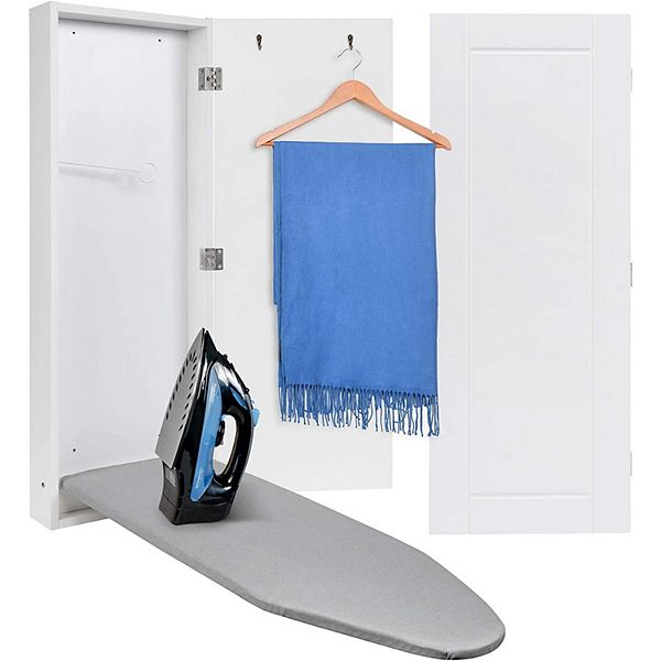 Ivation Ironing Board, Wall Mount Iron Board Holder and Ironing Board Cover