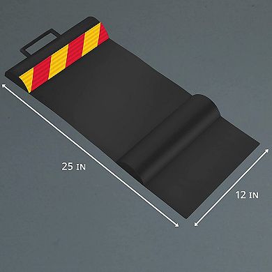 RaxGo Car Parking Mat, Garage Parking Aid Tire Stopper for Cars, Trucks & Other Vehicles