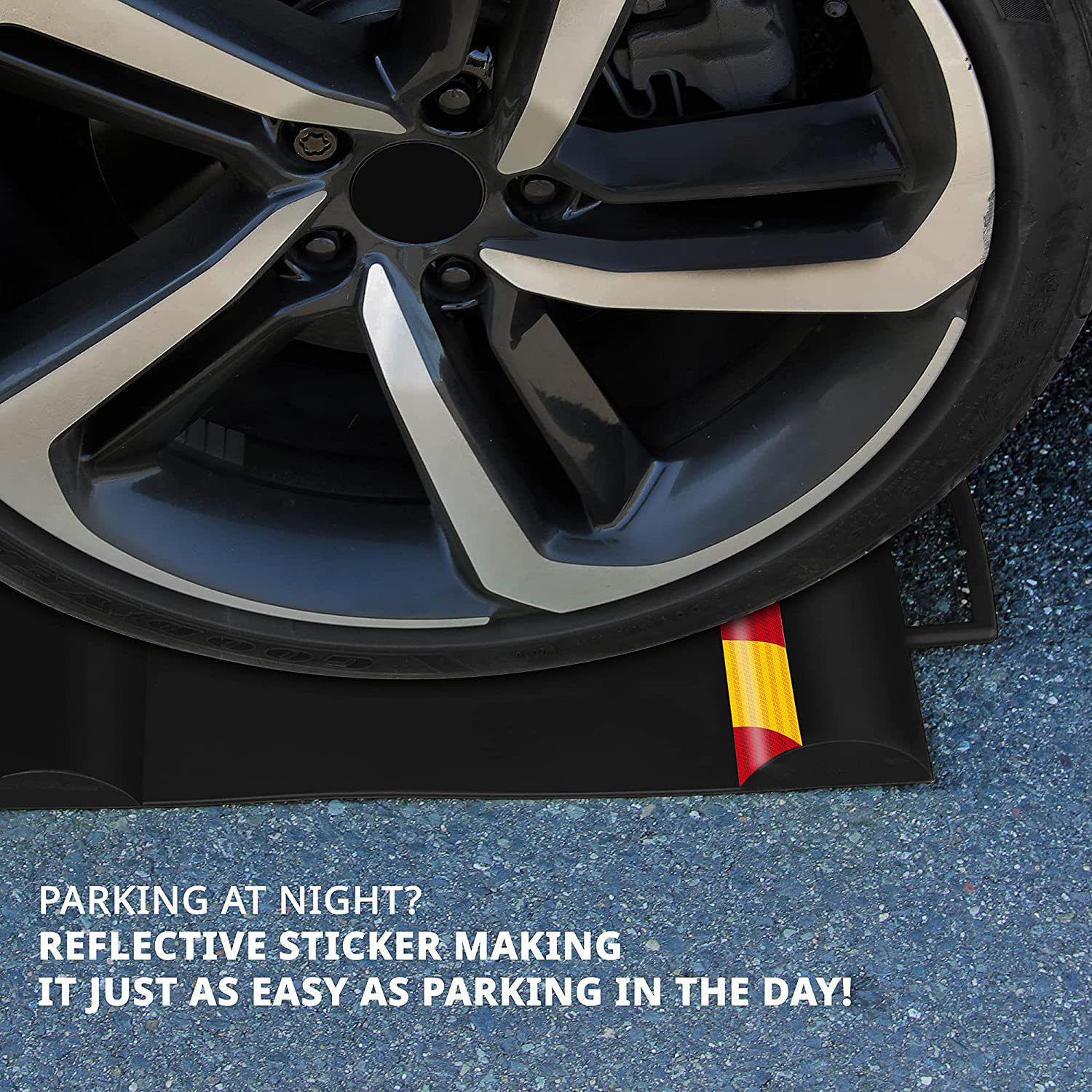 Aazon.co: Parking Stopper For Garage Parking Aid 4 Pack Block, Car