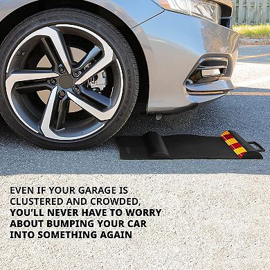 RaxGo Car Parking Mat, Garage Parking Aid Tire Stopper for Cars, Trucks & Other Vehicles